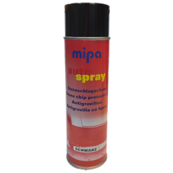 MIPA Steinschlagschutz ochrona nadwozia malowalna baranek czarny Spray 500ml